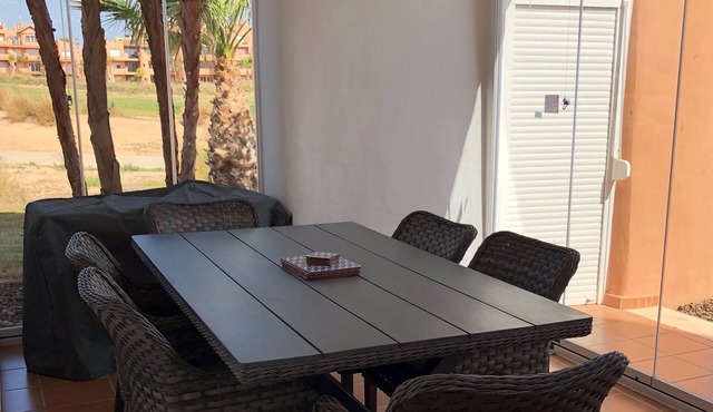 Ground floor 3 bed luxury frontline apartment perfect for families or golfers | in Torre-Pacheco