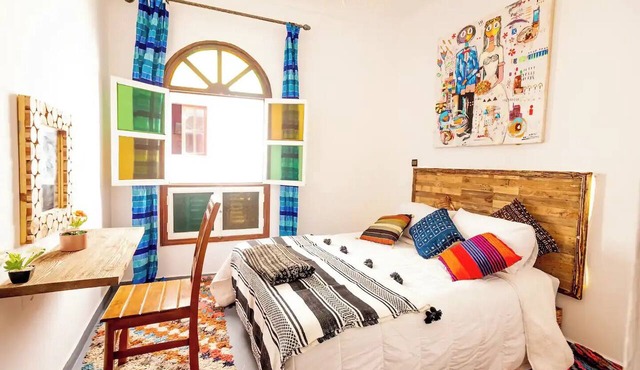 𝐋𝐚 𝐜𝐚𝐬𝐚 𝐝𝐞 𝐩𝐚𝐩𝐞𝐥/ₛₑₐ ᵥᵢₑw ₜₑᵣᵣₐcₑ in Essaouira