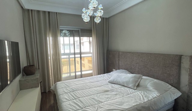 luxuary 3-bedroom apartment with AC in adorable Mohammédia