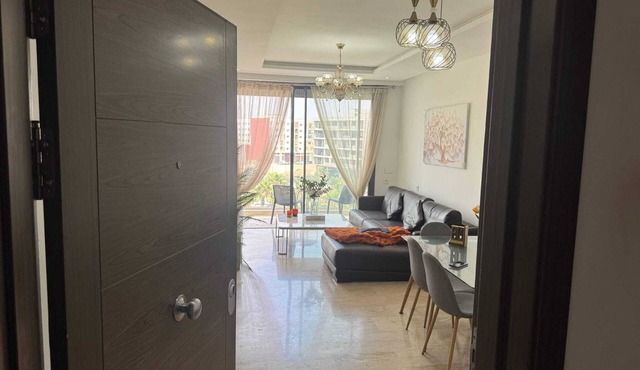 Luxury 3BR Panoramic Corner Unit – Agadir Bay Pool