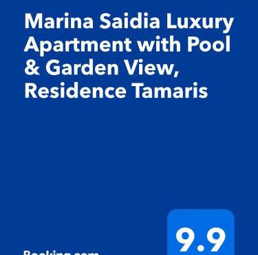 Marina Saidia Luxury Apartment with Pool & Garden View,Residence Tamaris