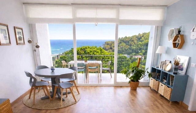 🏖️ Mediterranean penthouse + terrace + sea views in Canyelles