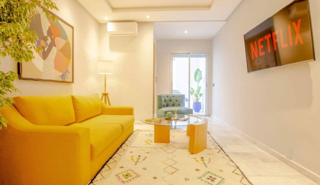 Modern Apt With Terrace - RABAT AGDAL + Garage