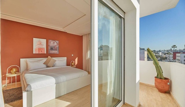 ☆ New Elegant Apt & Balcony in ♥ Rabat