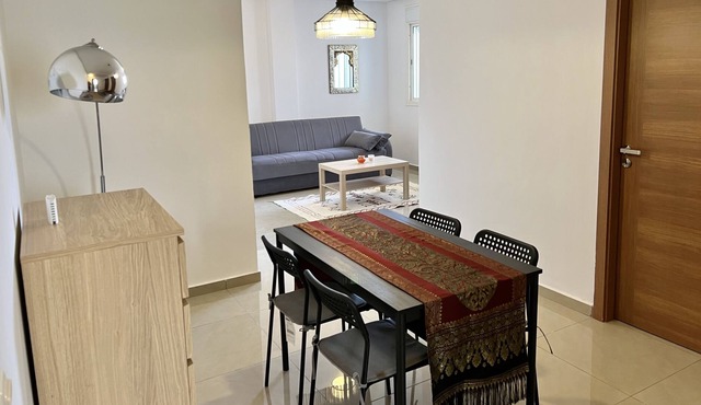 Nice apartment between swimming pool and beach.