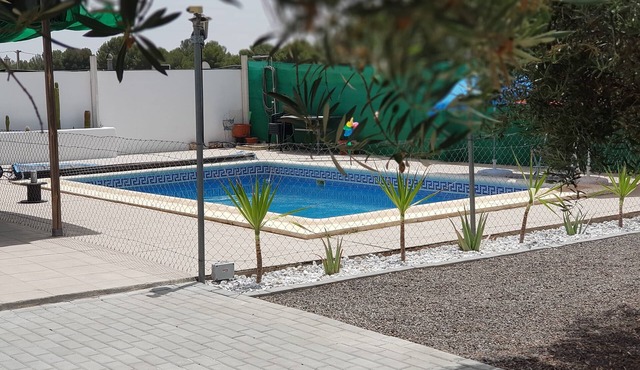 Oasis Pool in the Desert | BBQ and Garden in Tabernas
