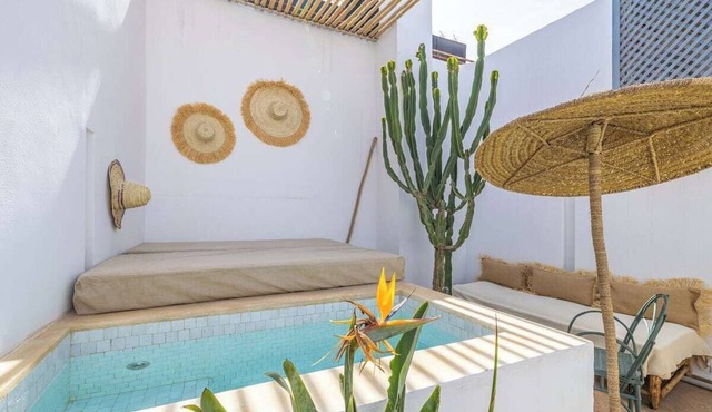 Private riad with a pool, rooftop, and patio in the heart of the Marrakech Medina
