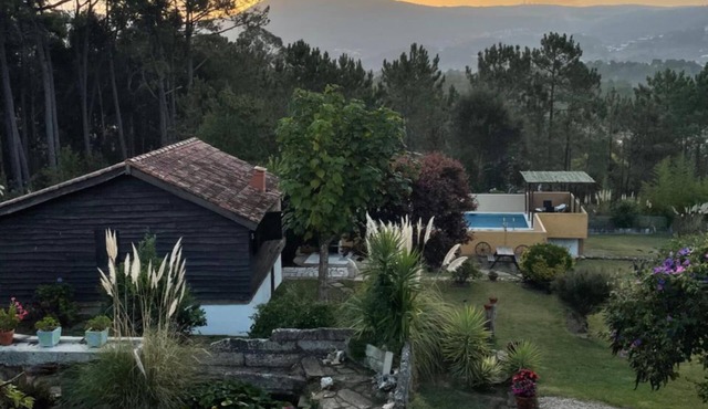 Rural Complex 'Shakti Rio Mino' with Lake Views, Private Pool and Wi-Fi in Eiras