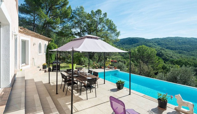 Spacious villa with private pool in Bargemon