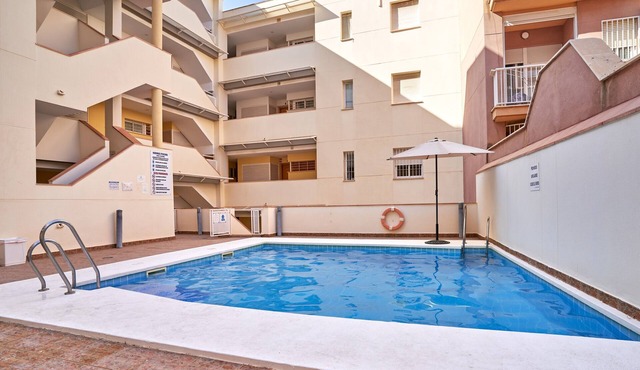 Studio Apartment "Lintras" with Shared Pool & Wi-Fi in Torrox