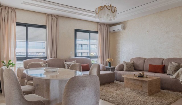 Stunning New 3BR/2BA | Steps to TGV Station, Hilton & Tangier Corniche