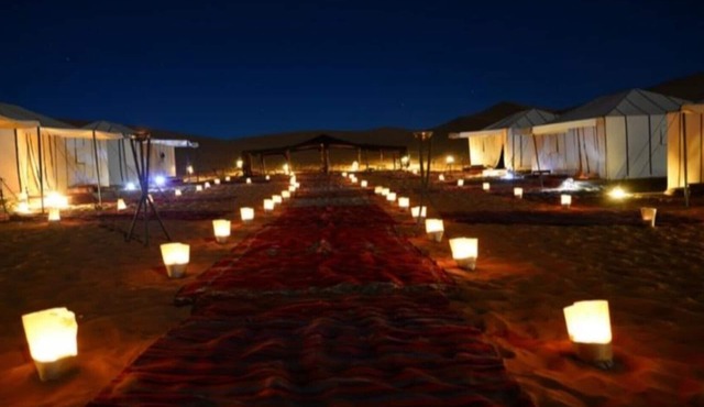 Sweet Merzouga, luxury tents in the desert.