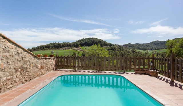 Vacation Home "El Mas De Tous" with Mountain View, Private Pool and Wi-Fi in Sant Marti de Tous