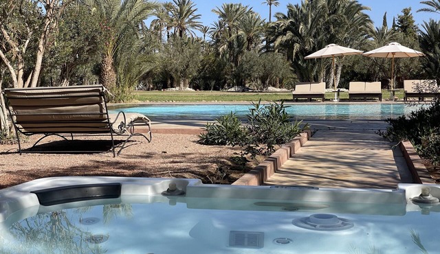 VILLA ALPHA, 35 sleeps, a Jewel in the heart of the Palmeraie of Marrakech, for any event