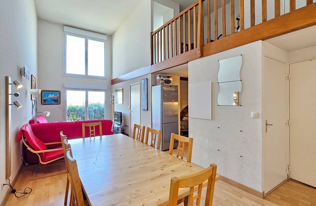 4-room duplex with pool, garden and parking in Dives-sur-Mer in Dives-sur-Mer