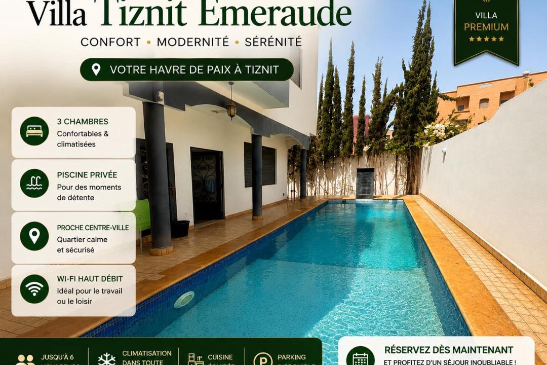 Tiznit Villa | Villa Tiznit Émeraude