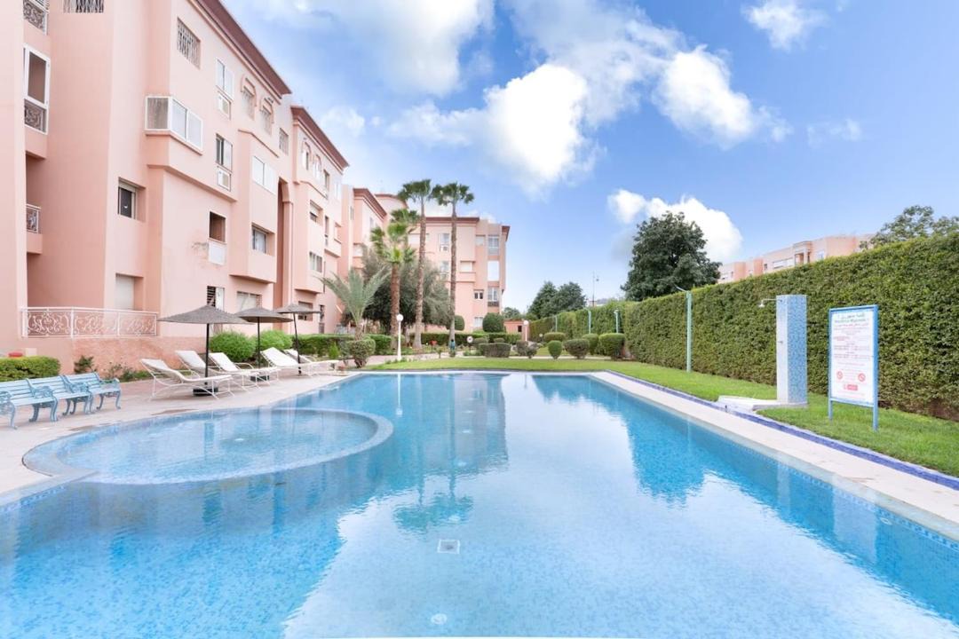 Daoudiate Apartment | Majorelle 1 Residence 2BR - Pool - Private Parking