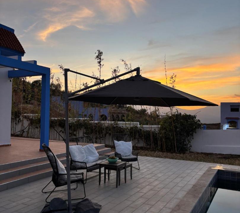 Chefchaouen Villa | Azure Oasis Villa with Private Pool and City View