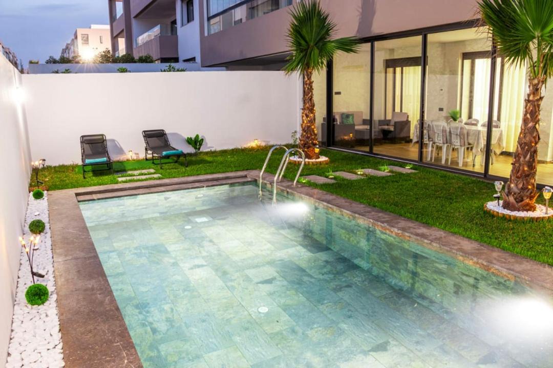 Oulad Azzouz Apartment | Dar Bouazza Luxury apartment with pools garden sports courts parking near the sea Rental is only for married couples, not for unmarried individuals