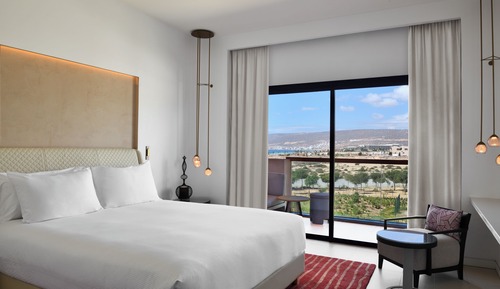 King Bed Partial Ocean View