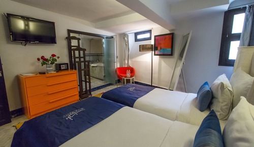 Chambre Lits Jumeaux avec Salle de Bain