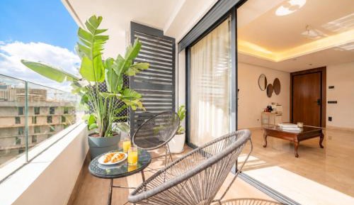 Two-Bedroom Apartment with Balcony and Terrace