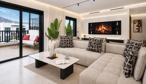 Two-Bedroom Apartment with Pool View