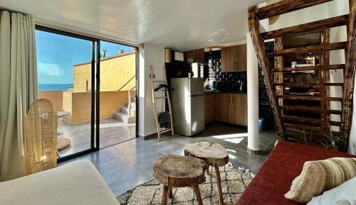 One-Bedroom Apartment with Balcony and Sea View