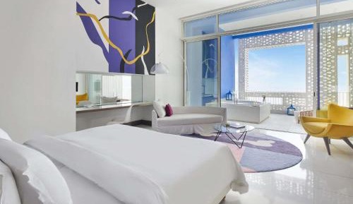  Opera Suite, 1 king-size bed, panoramic sea view, private terrace with hot tub