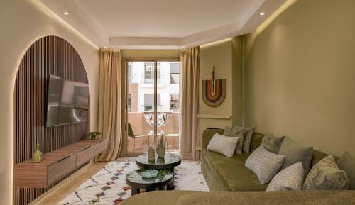 Two-Bedroom Apartment with Balcony and Terrace