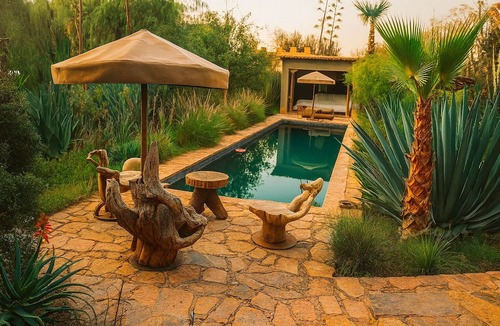 Taroudannt Bed & Breakfast | Traditional Moroccan Room by the Pool with Garden, Hammam & Spa Access