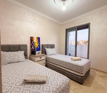 Hay El Farah Apartment | Spacious Sunny family apartment - Central Agadir