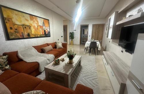 Agadir Bay Apartment | Elegant 2BR Apartment in Agadir Bay with Pool WiFi and Terrace 5 Min Walk to Beach