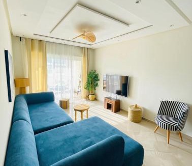 Lamharza Essahel Apartment | 2BR Pool View Kids Pool & Gym 6 Min to Beach