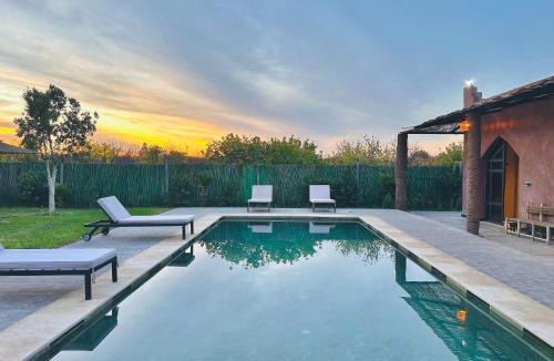 Saada Villa | Villa piscine privée vue superbe proche centre