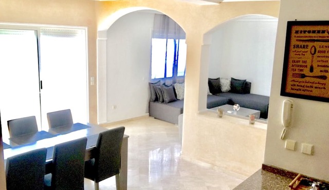 Luxurious Apartment with Private Garden in Casablanca