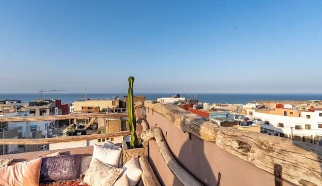 Imsouane Bay: 1 Schlafzimmer: Wohnung mit Balkon/meerblick in Imsouane