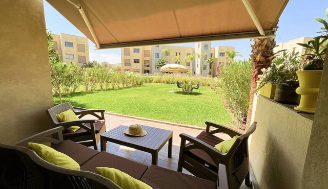 Cozy Marrakech escapade w/pool & garden near Oasiria Waterpark
