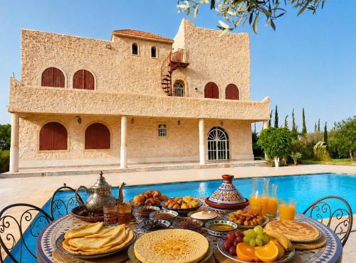 Villa Al Jaouhara - Private Pool, 1-Hectare Garden & 20 Guests