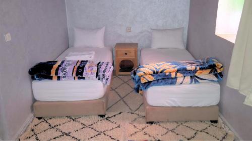 4 Single Beds Room In Al Haouz Imlil Nature View