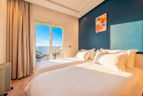 Ocean Breeze 2BR Ocean View Rabat Corniche in Rabat